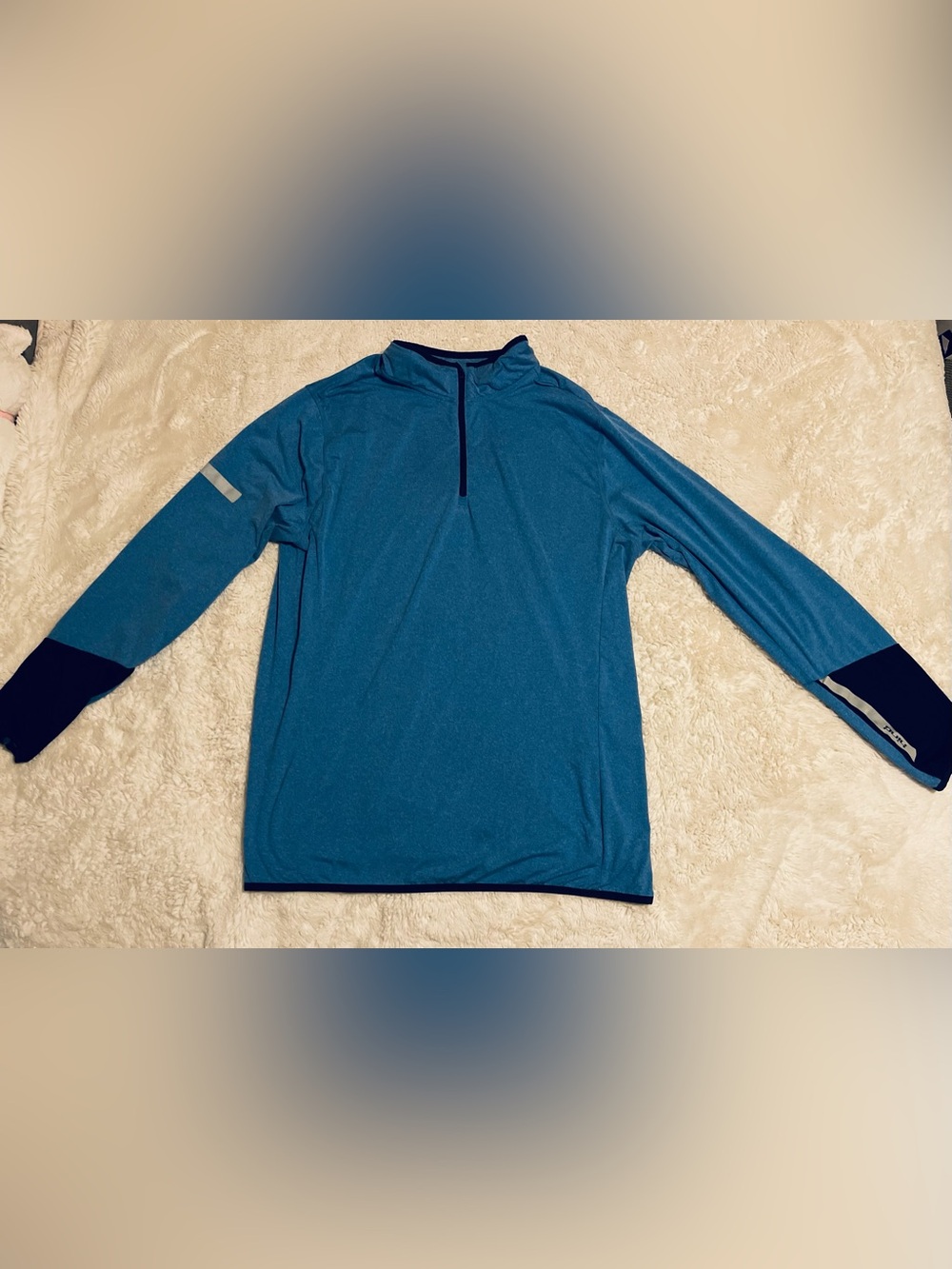 Hind 24/7 365 Run 1/2 Zip Pullover Blue Heather Running Top Size XL